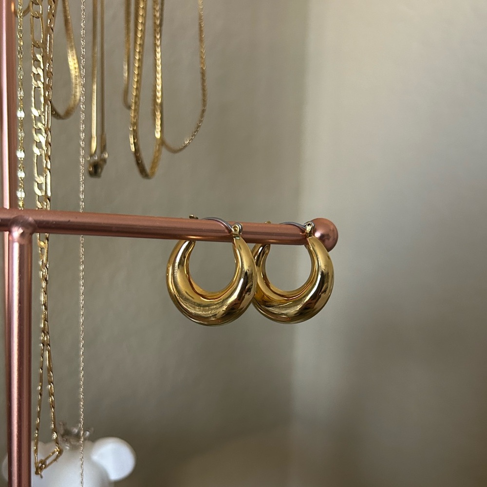 Gold Hoop Earrings
